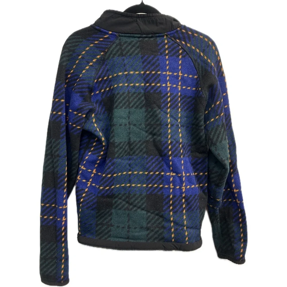The North Face Men’s Gordon Lyons Plaid 1/4 Zip Jacket Size M
